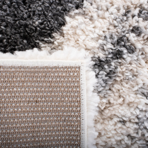 Wrought Studio Alkaios Abstract Gray/Brown/Cream Area Rug Wayfair